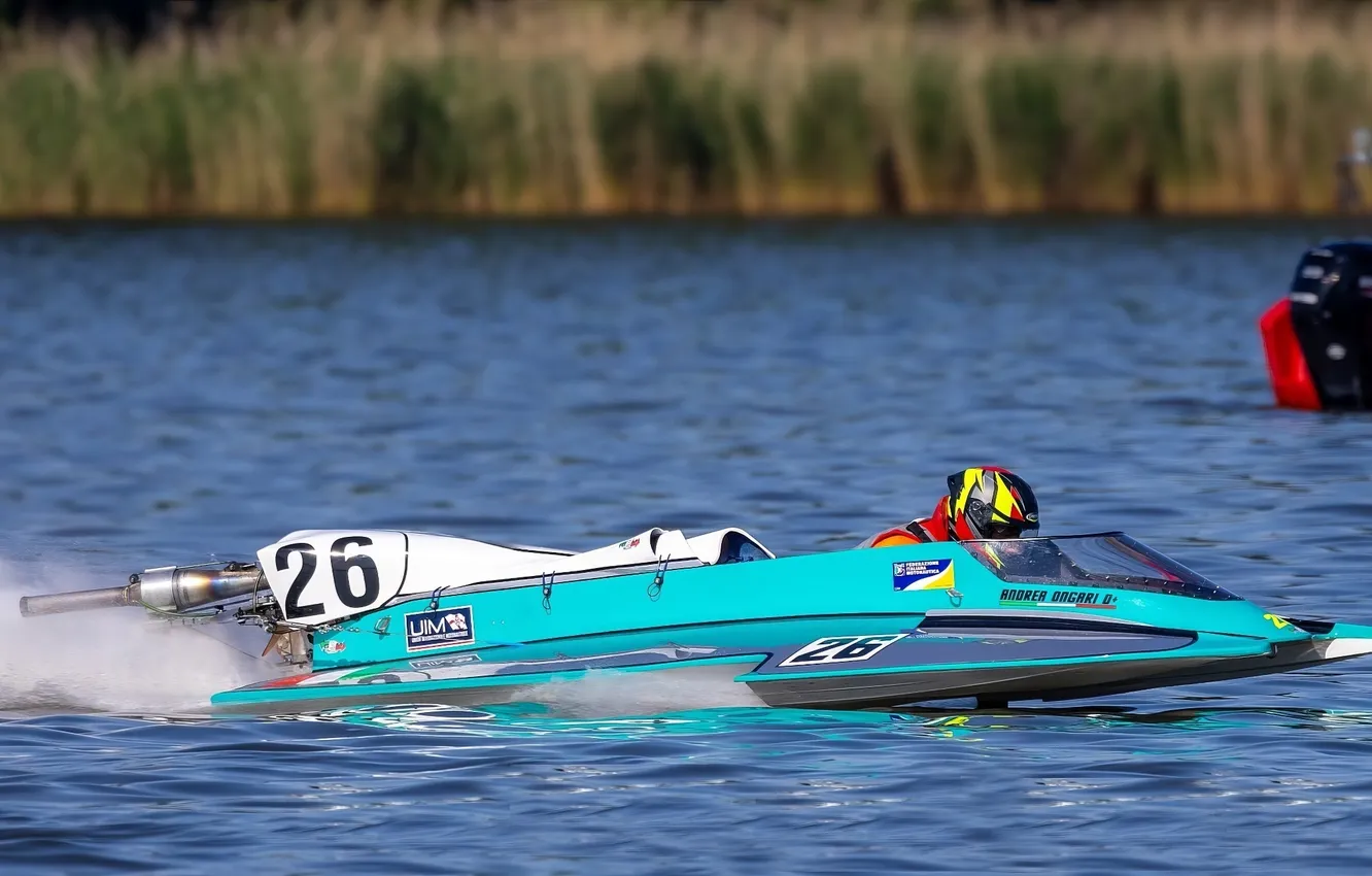 Photo wallpaper race, boat, speed