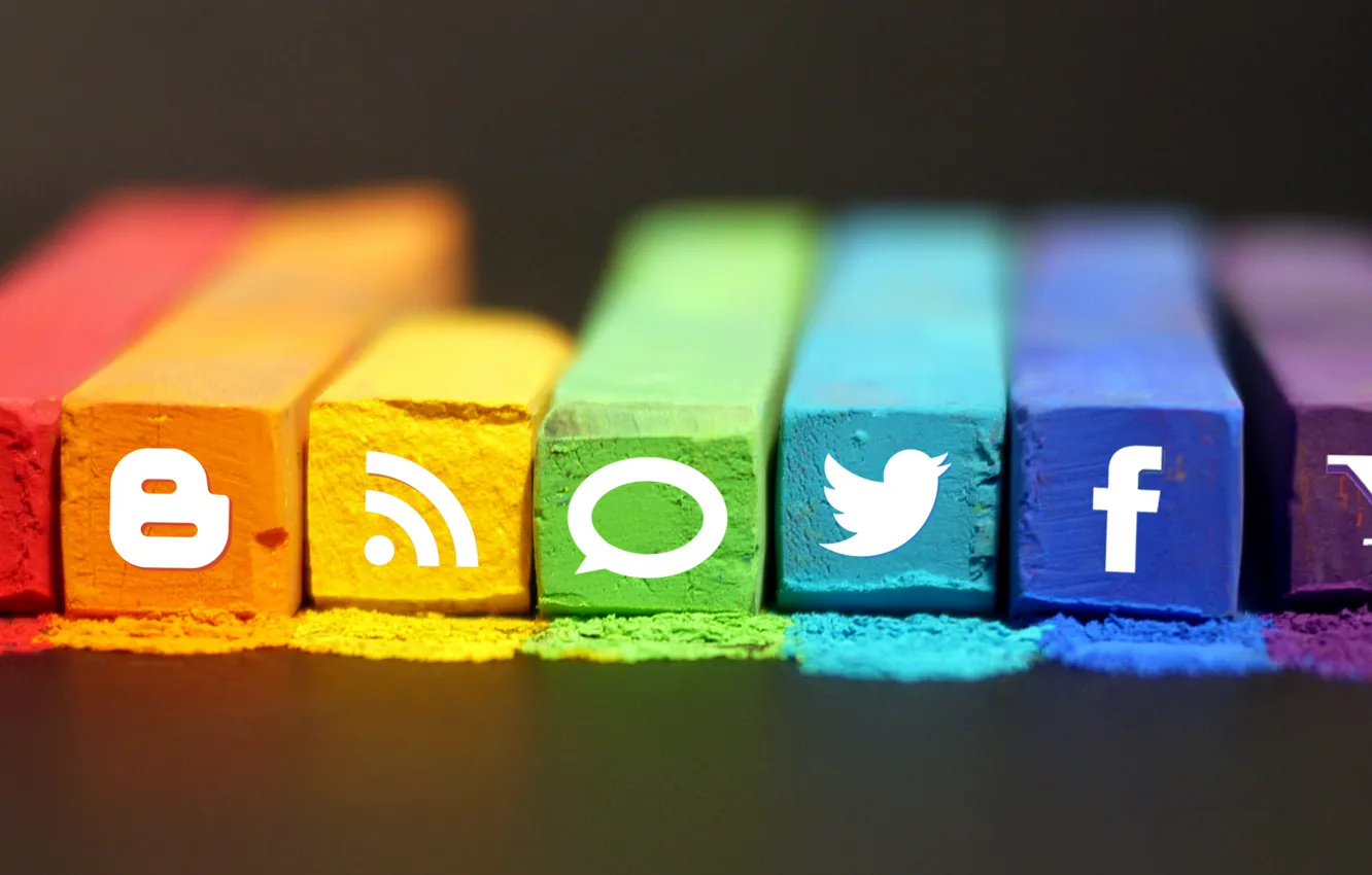 Photo wallpaper search, logo, Mel, facebook, twitter, icons, social network, media