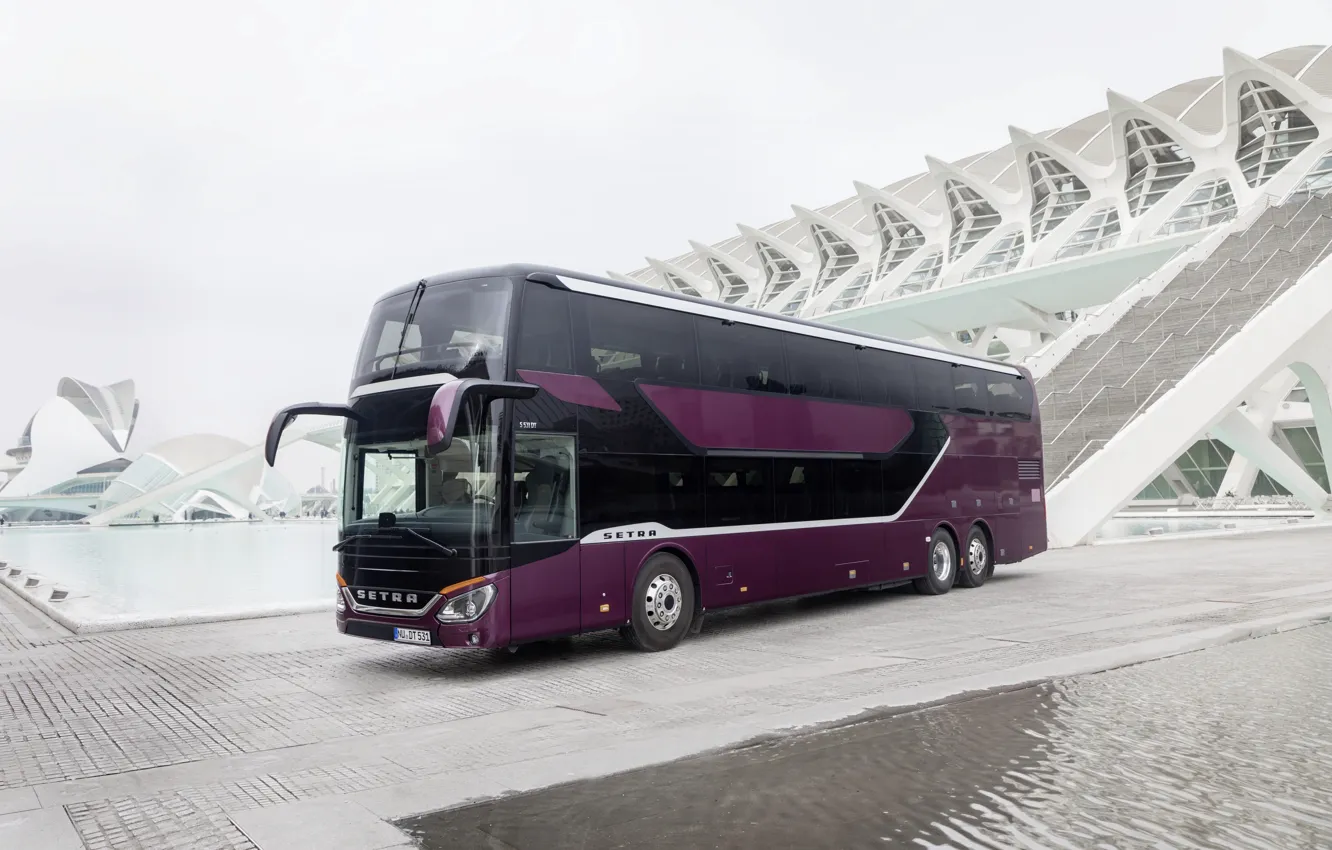Photo wallpaper bus, coach, setra, setra 531 DT