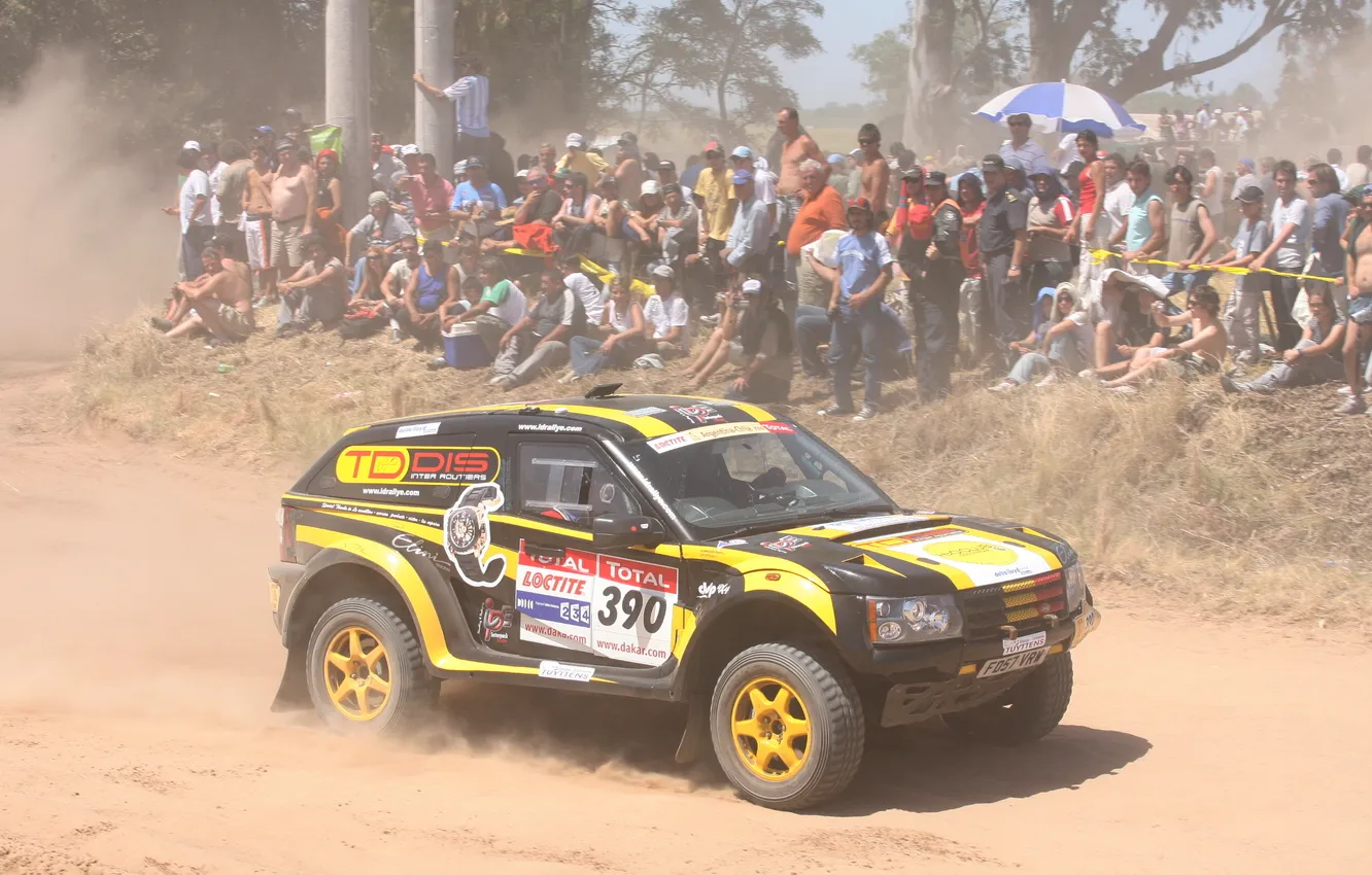 Photo wallpaper sand, auto, jump, desert, dust, Nemesis, Bowler, Bowler