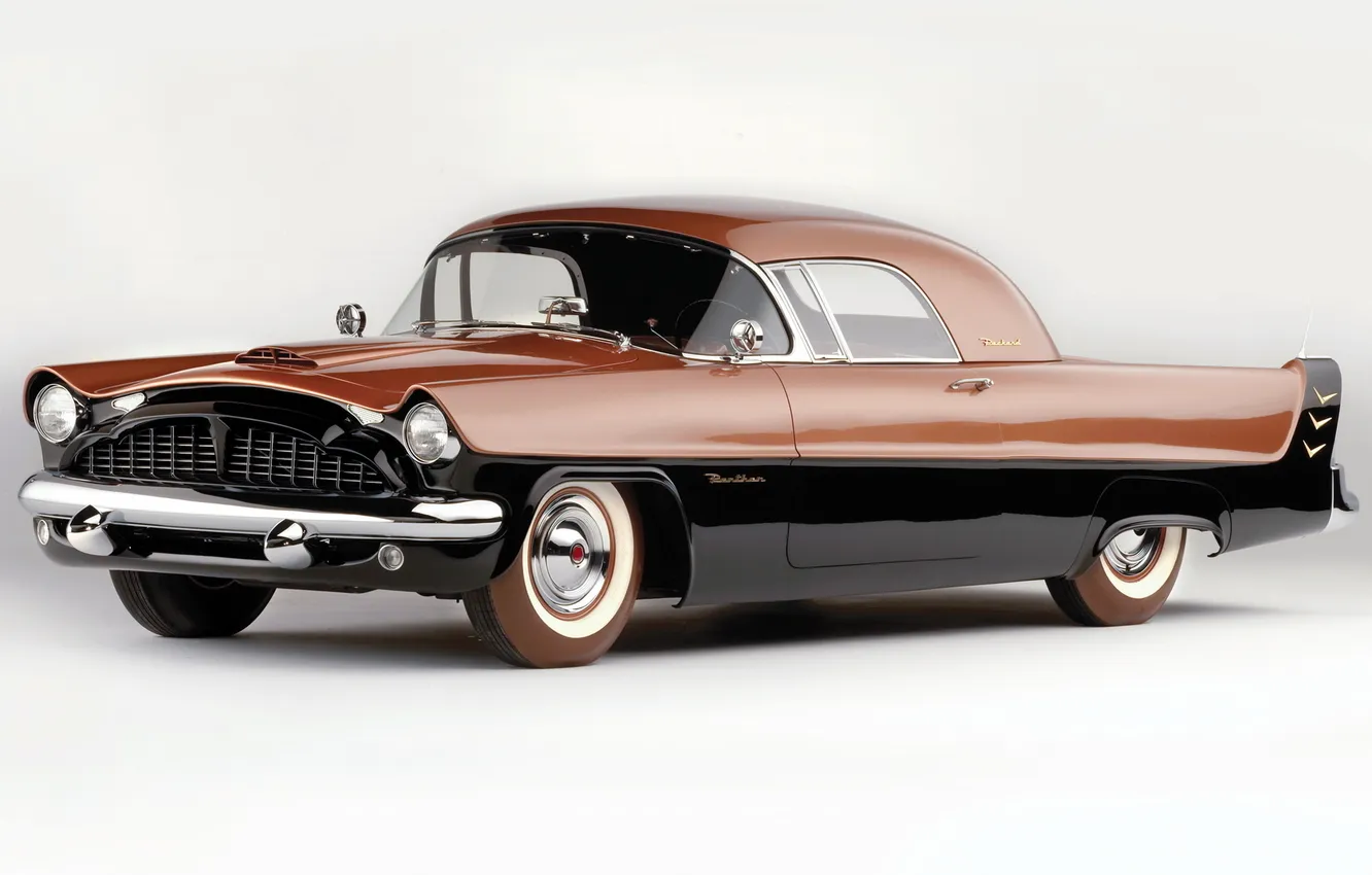 Photo wallpaper Roadster, wings, classic, 1954, Concept Car, Panther, Packard, Daytona