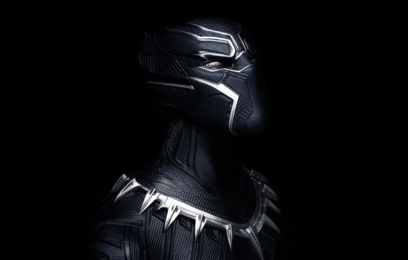 Photo wallpaper mask, armor, Black Panther