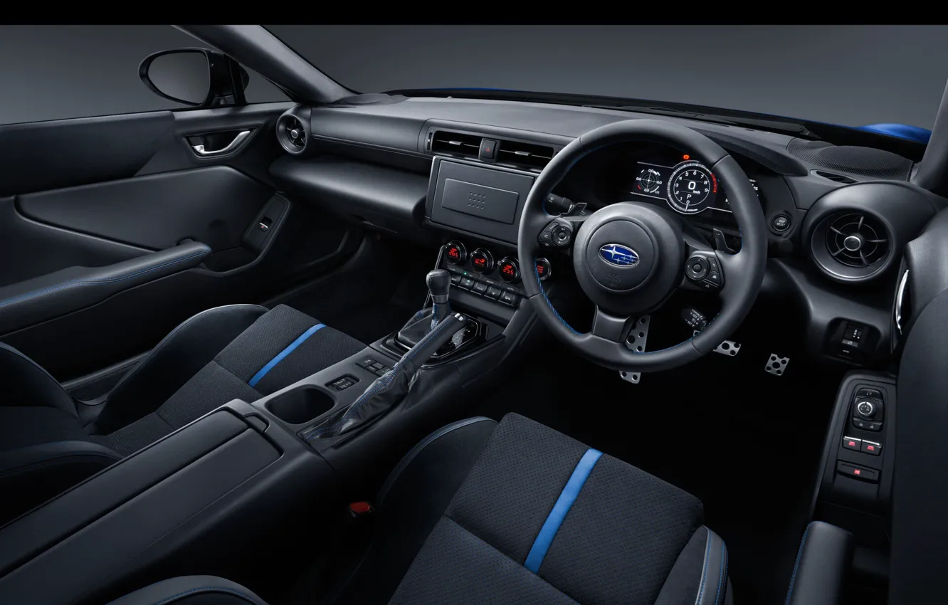 Photo wallpaper interior, Subaru BRZ, the interior of the car, Limited, 10th Anniversary