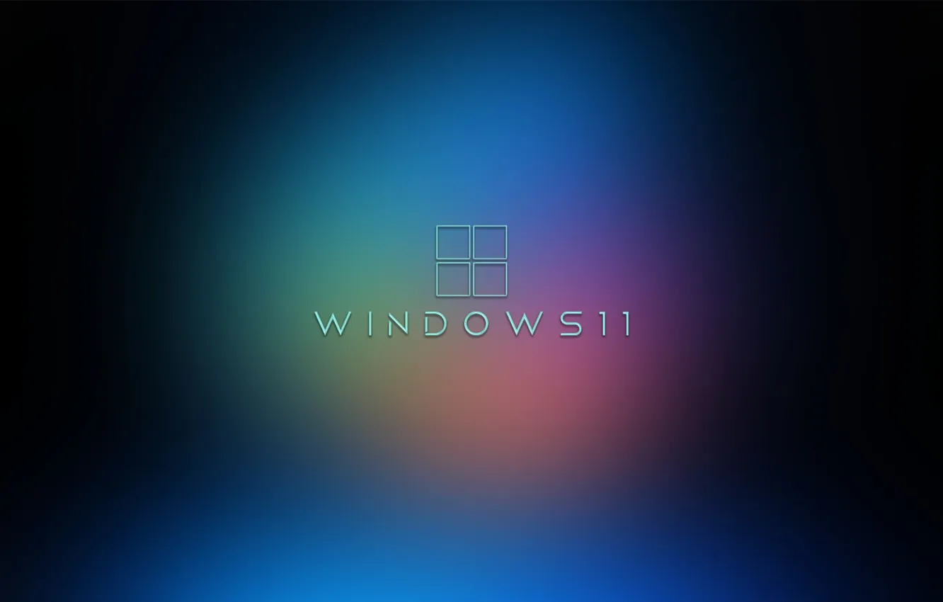 Photo wallpaper abstract, Microsoft, windows, logo, icon, Windows 11