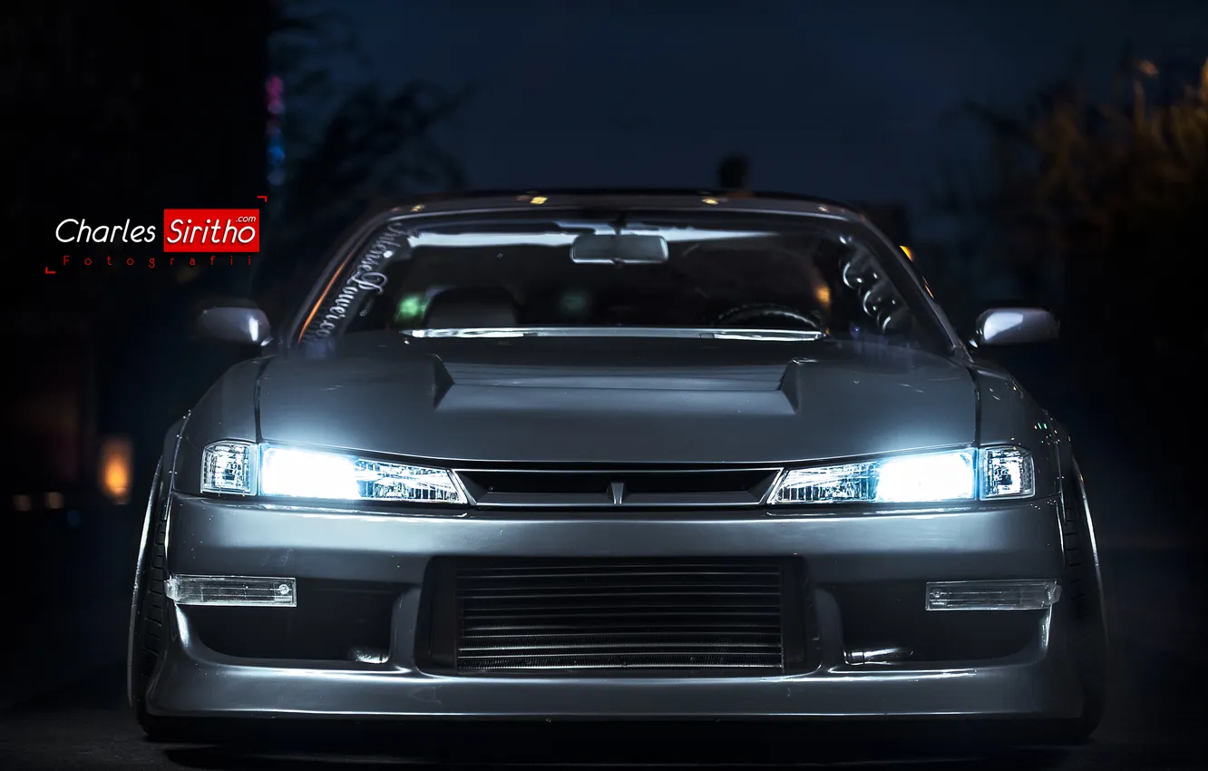 Photo wallpaper machine, auto, optics, before, Nissan, auto, S14, 240sx