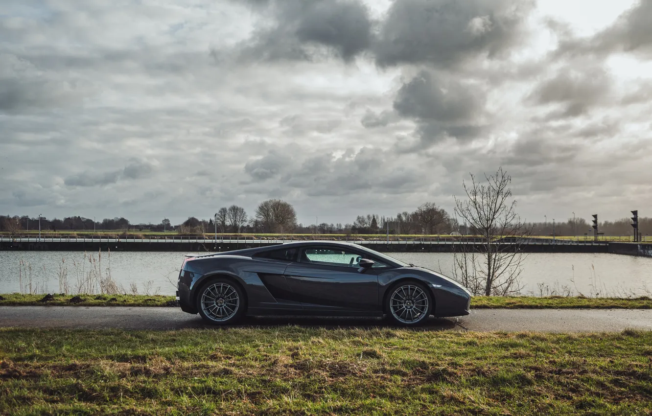 Photo wallpaper cars, black cars, Lamborghini Gallardo, lamborghini gallardo superleggera
