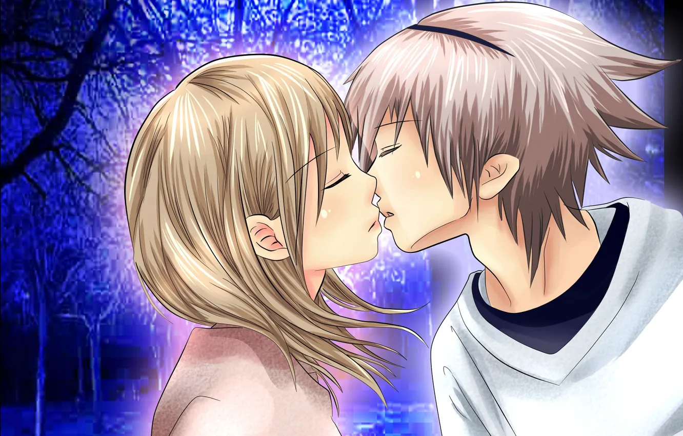 Photo wallpaper girl, love, romance, pair, guy, Soul eater, Soul Eater