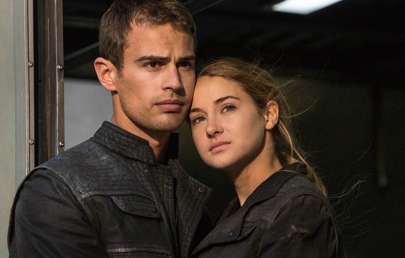 Photo wallpaper girl, male, Theo James, Shailene Woodley, Divergent, Divergent