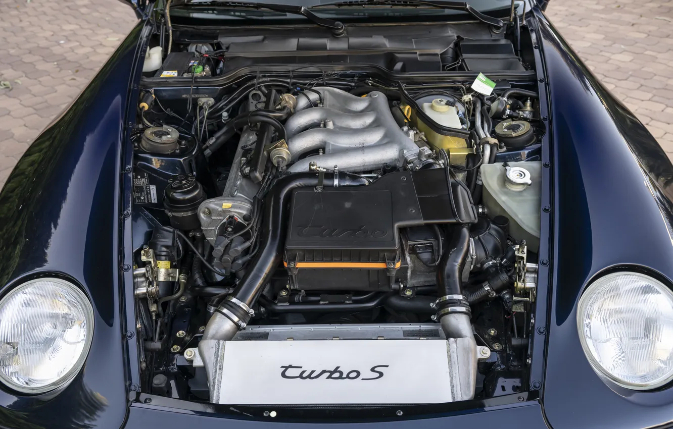 Photo wallpaper Porsche, sports car, Turbo S, Sports car, 1994, the only instance, Porsche 968 Turbo S, …