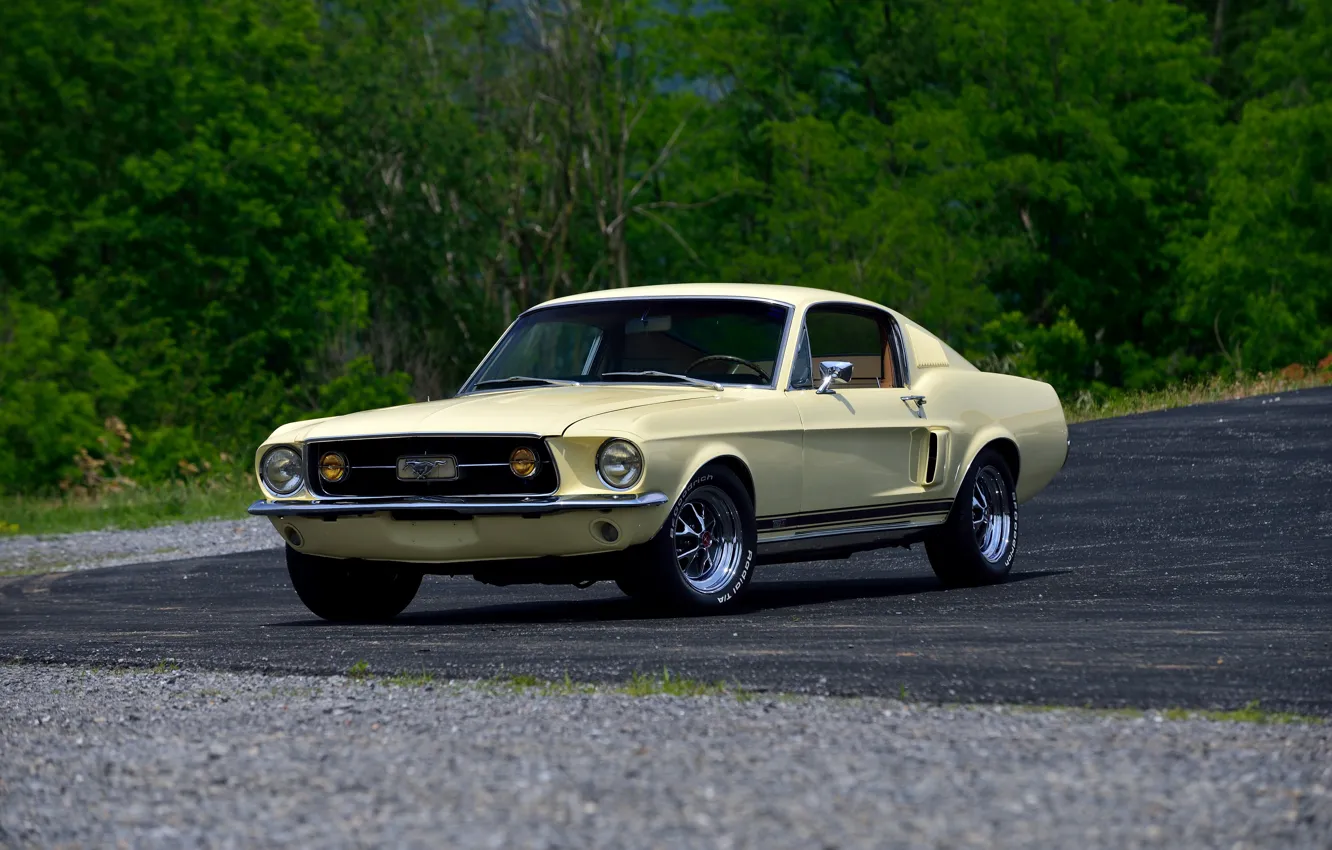 Photo wallpaper Mustang, Ford, Mustang, Ford, 1967, Fastback