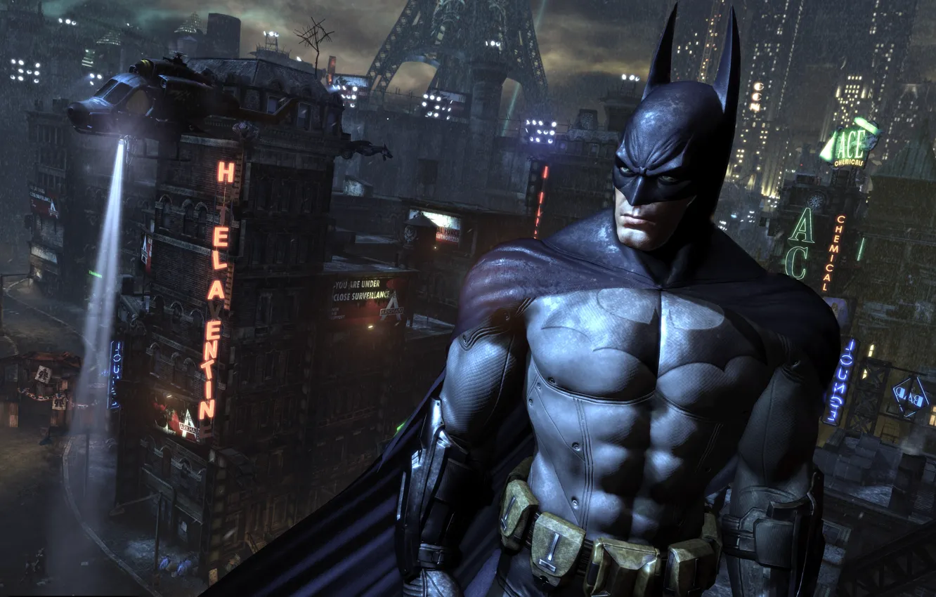 Photo wallpaper Batman, Batman, superhero, saver
