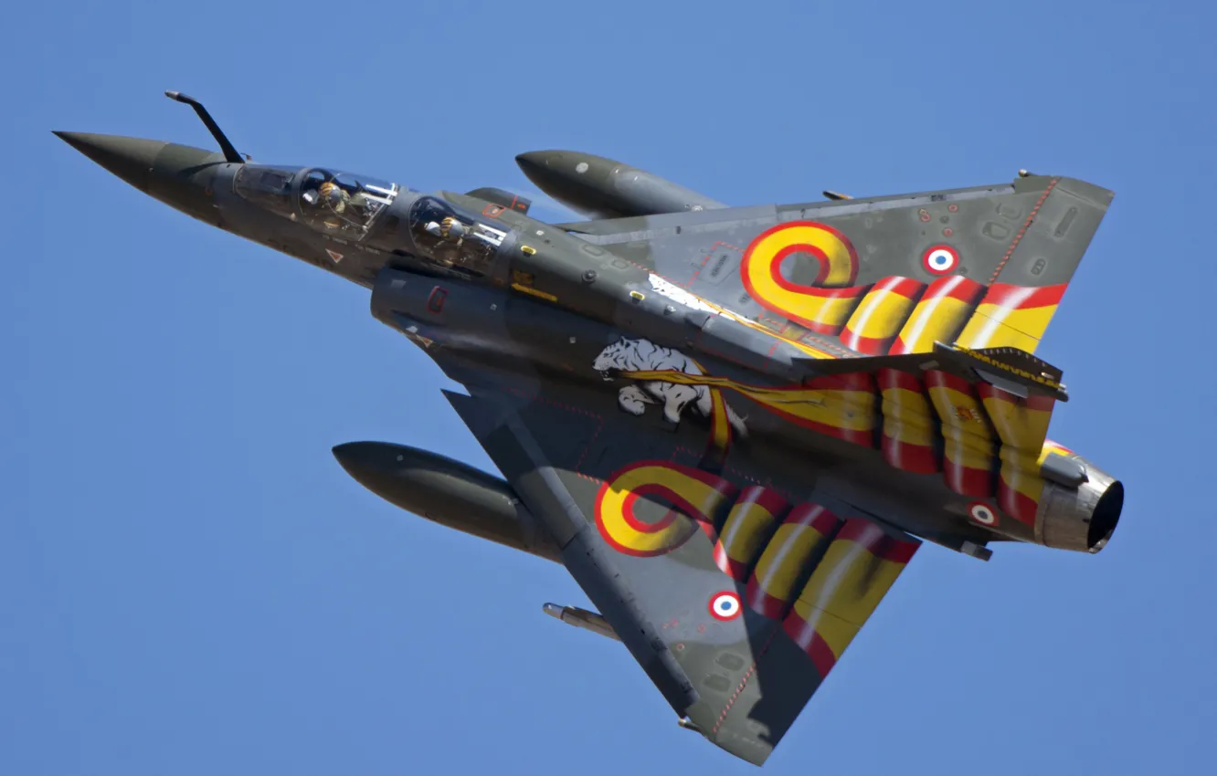 Photo wallpaper fighter, multipurpose, Dassault Mirage, 2000D