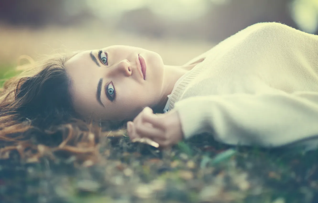 Photo wallpaper look, background, portrait, bokeh