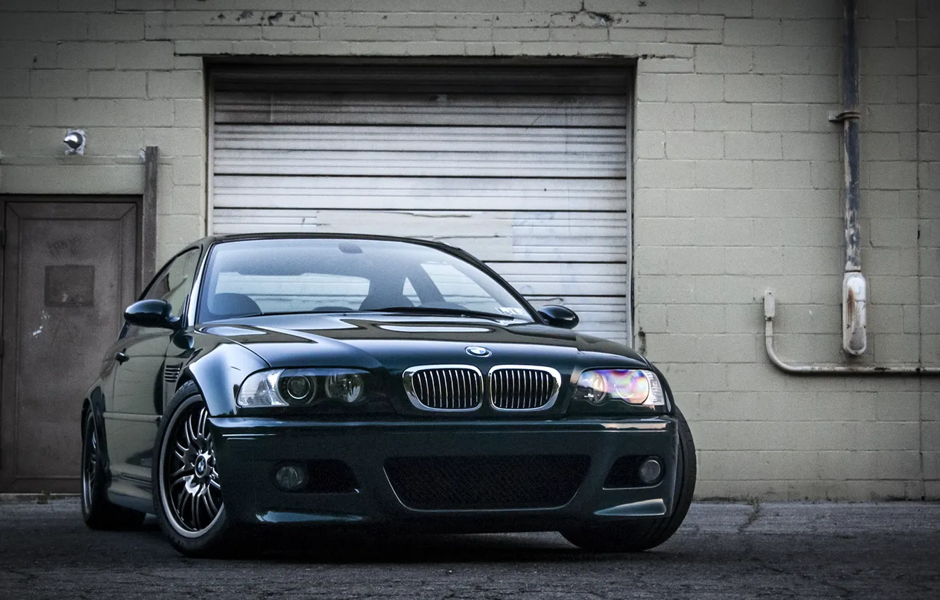 Photo wallpaper BMW, BMW, Lights, Before, E46