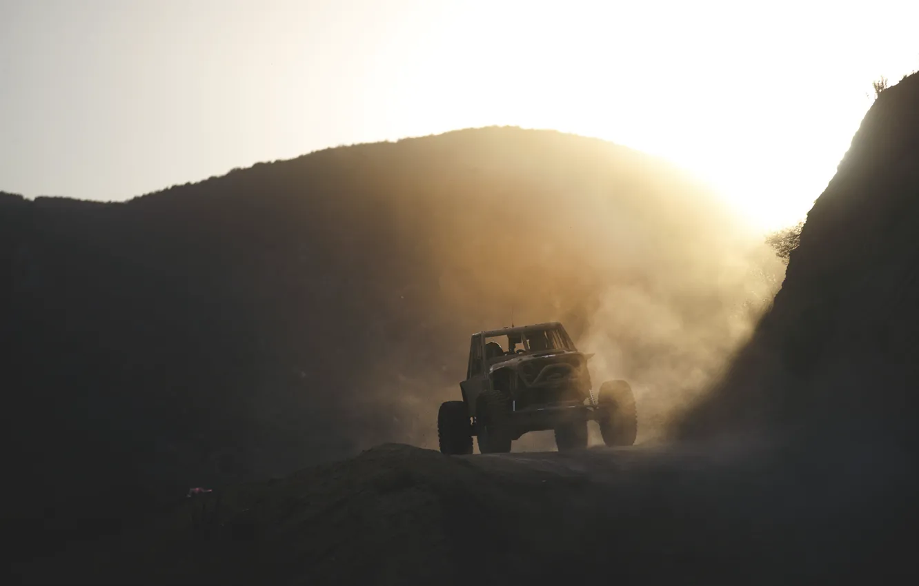 Photo wallpaper car, auto, jeep, dirt, the roads, offroad