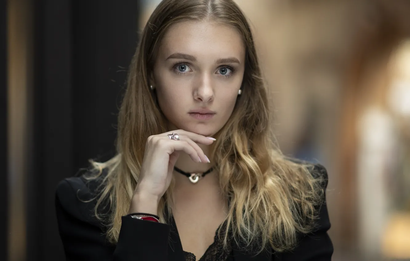 Photo wallpaper look, girl, portrait