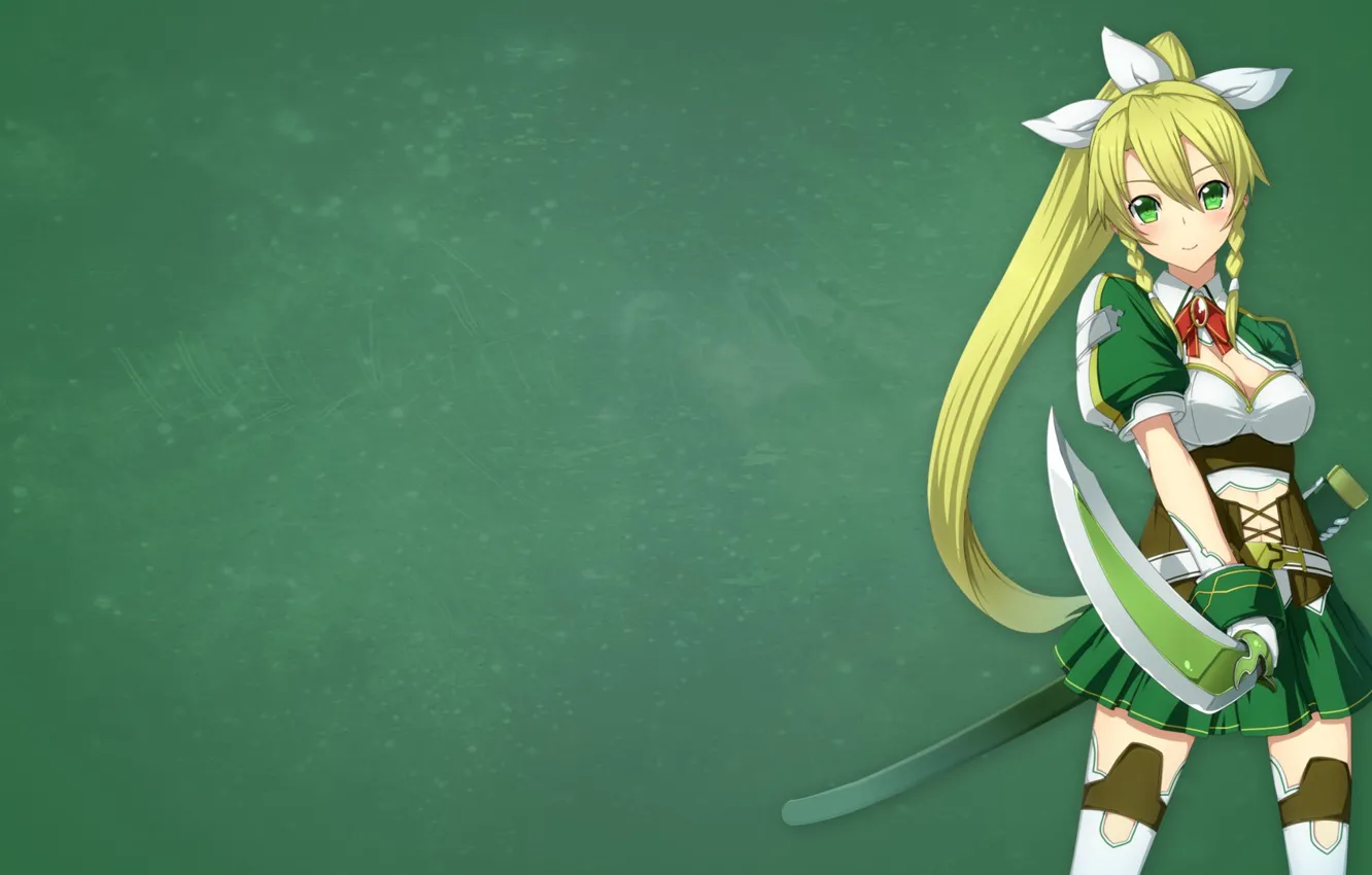Photo wallpaper game, anime, MMORPG, sao, alo, alfheim online, suguha, leafa