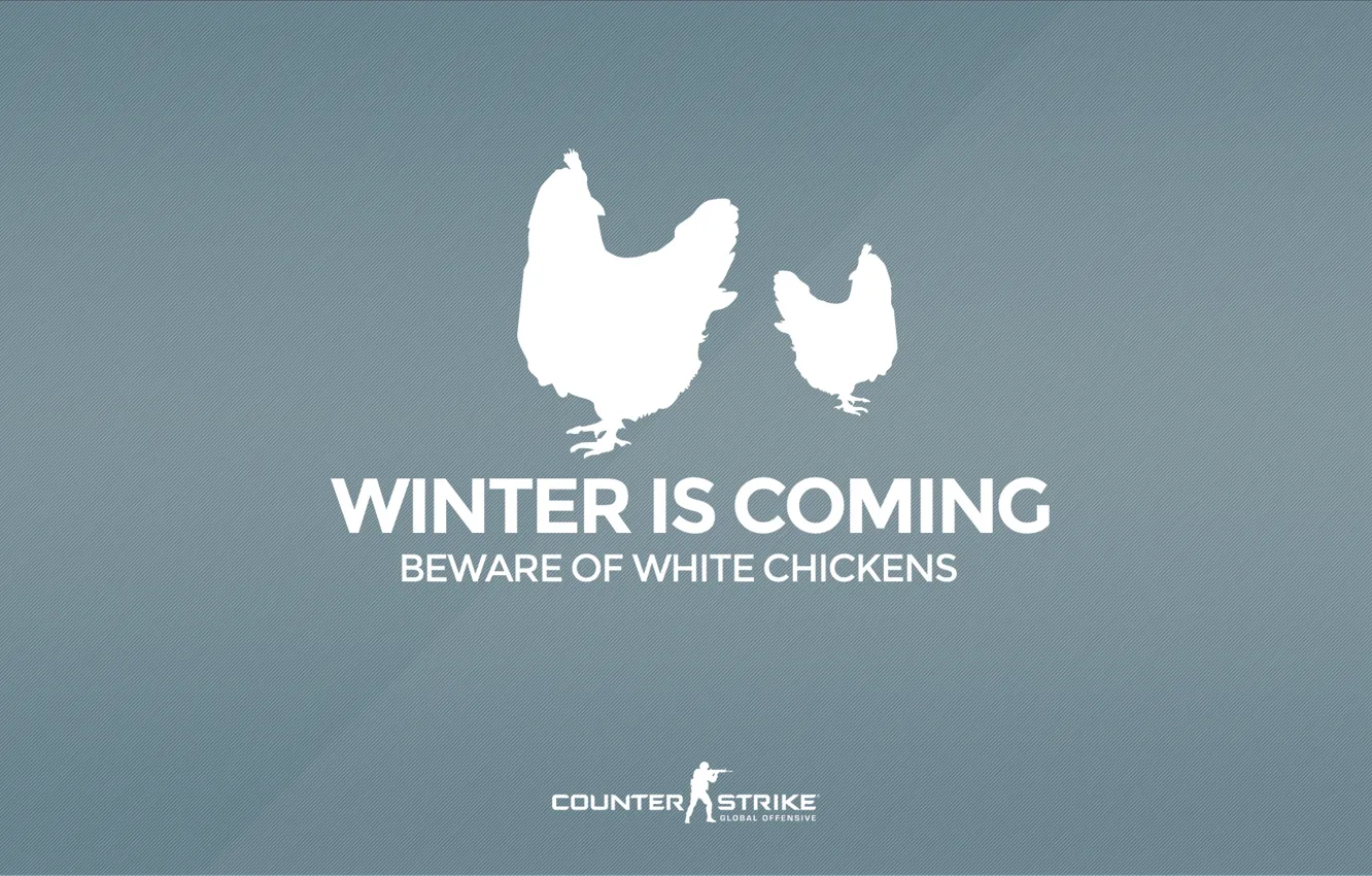 Photo wallpaper Winter is coming, counter strike global offensive, cs go, Серия "CS GO Situation", Beware of …