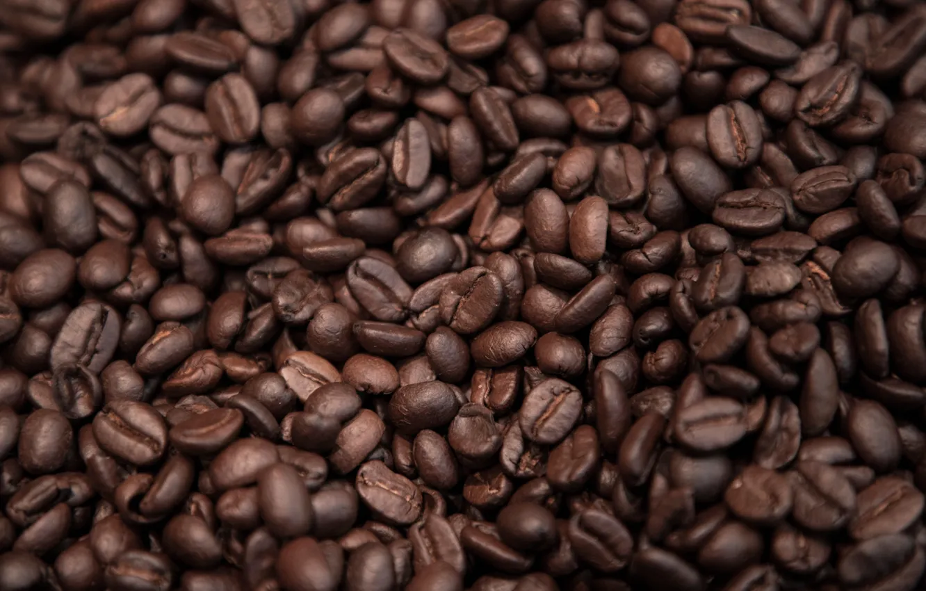 Photo wallpaper coffee, grain, texture