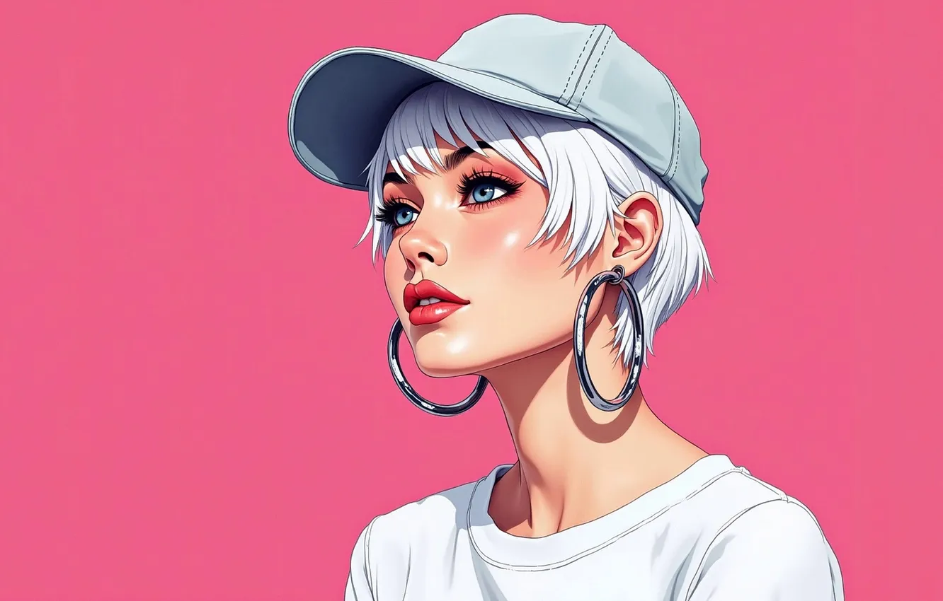 Photo wallpaper girls, portrait, Backdrop