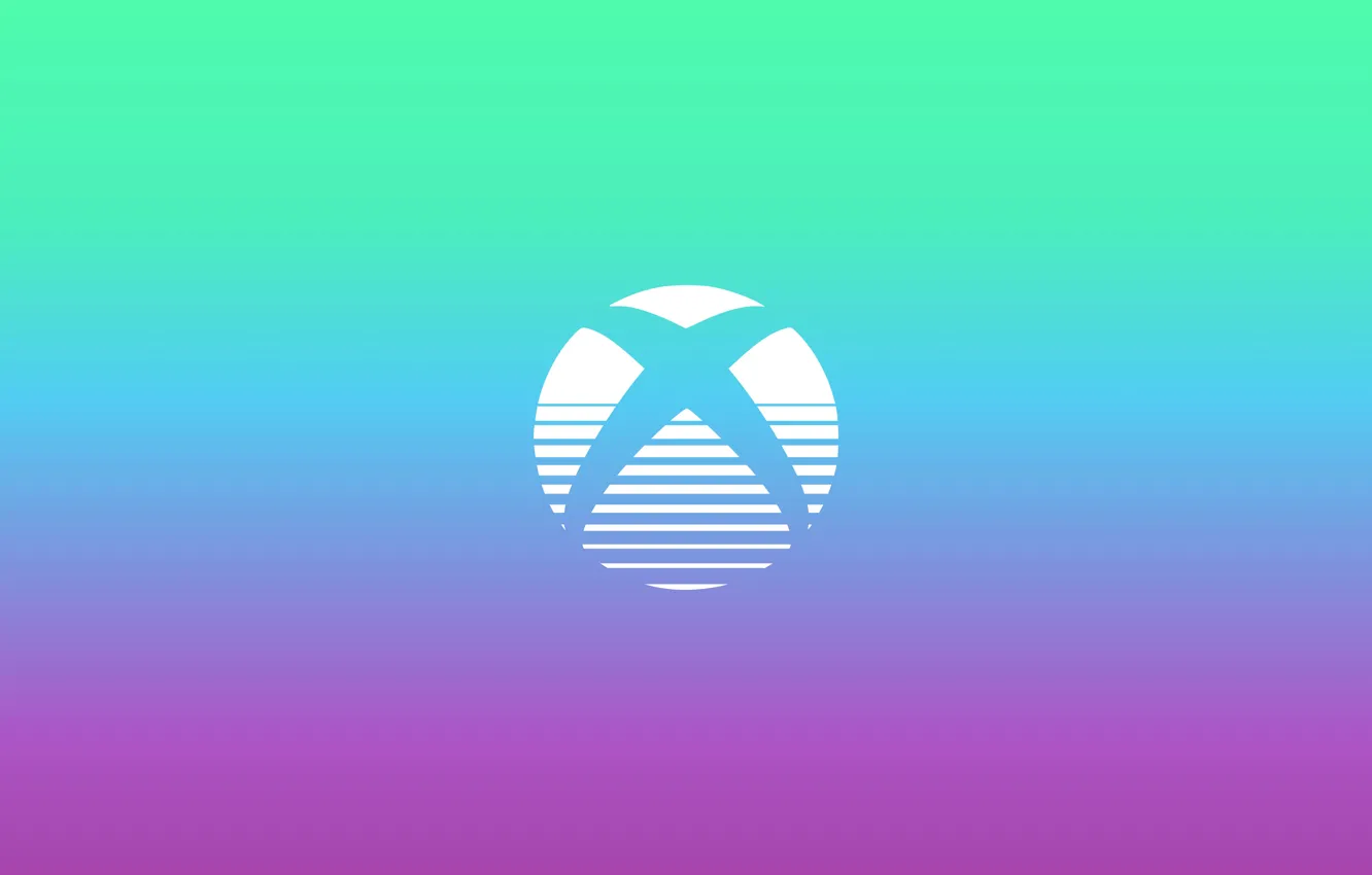Photo wallpaper emblem, Xbox, Gear, 2020