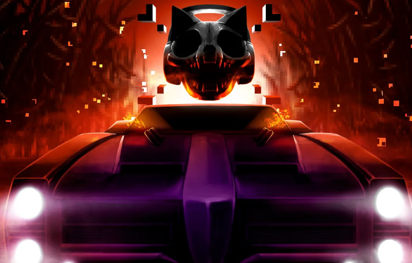 Photo wallpaper Music, Cover, Monstercat, Contra, Rocket League, Vol. 4, Pixel Terror