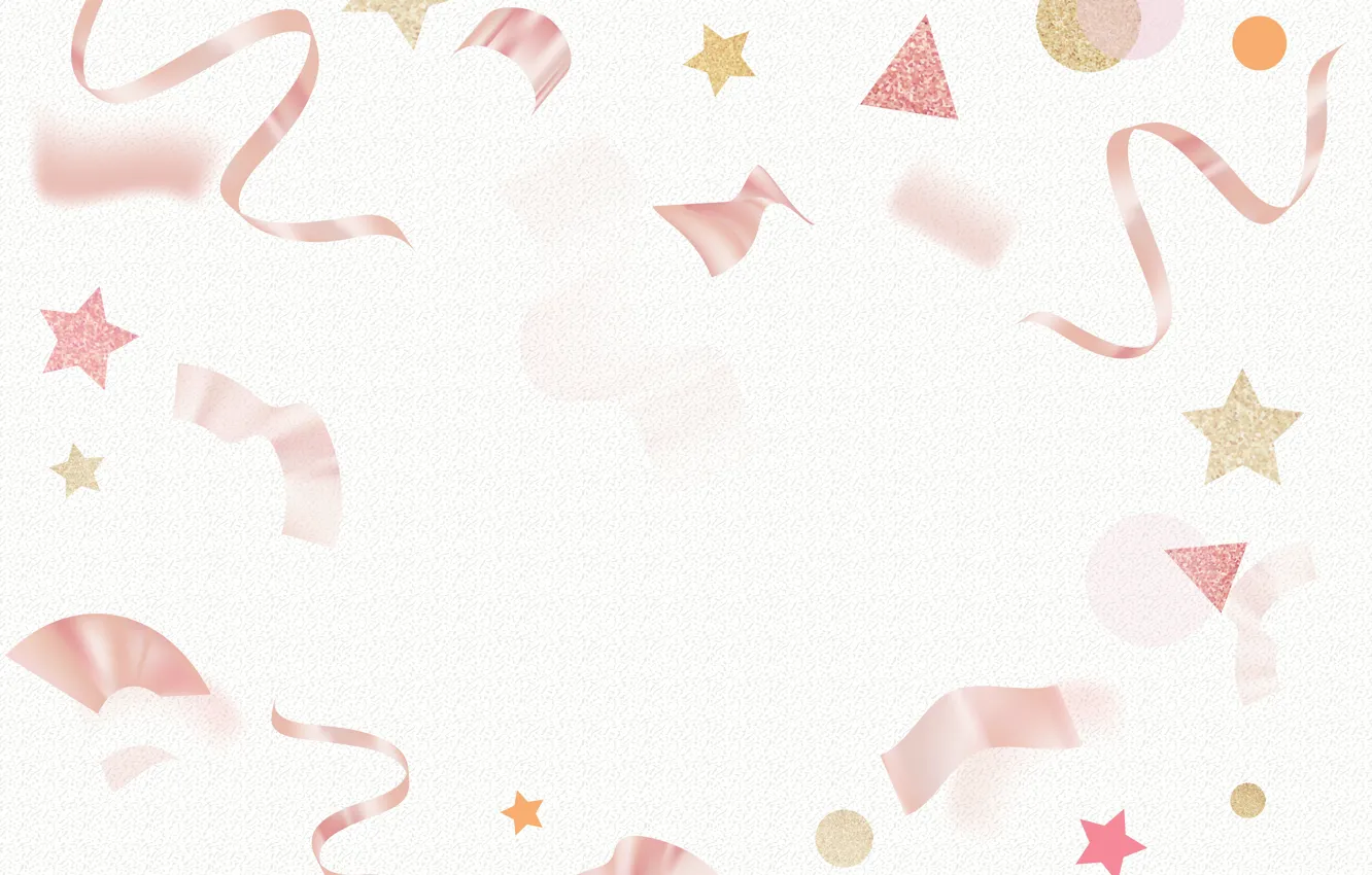 Photo wallpaper stars, background, holiday, texture, tape, pink, light background, fly