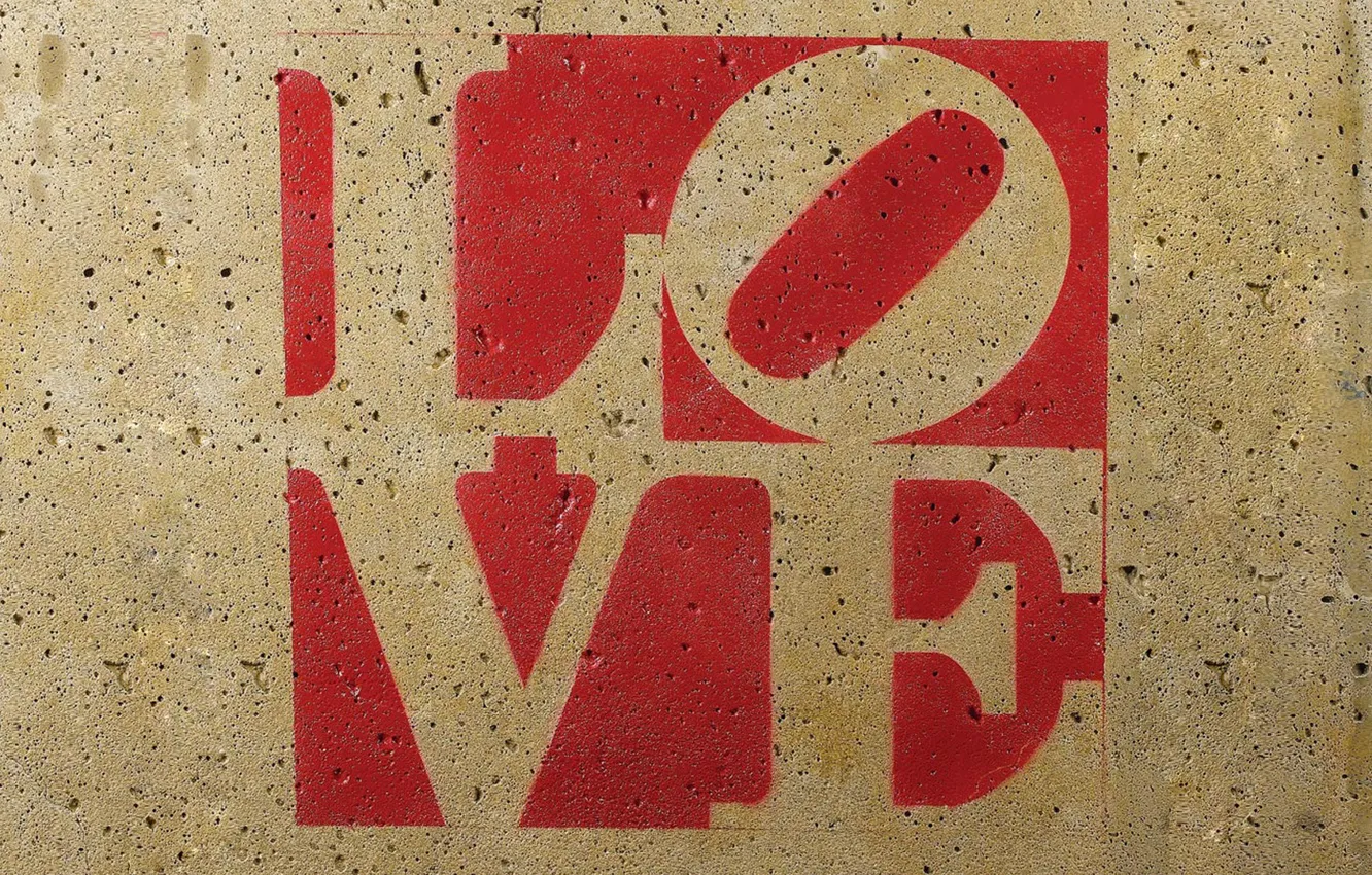 Photo wallpaper love, letters, wall, the inscription, texture, love, letter, the word