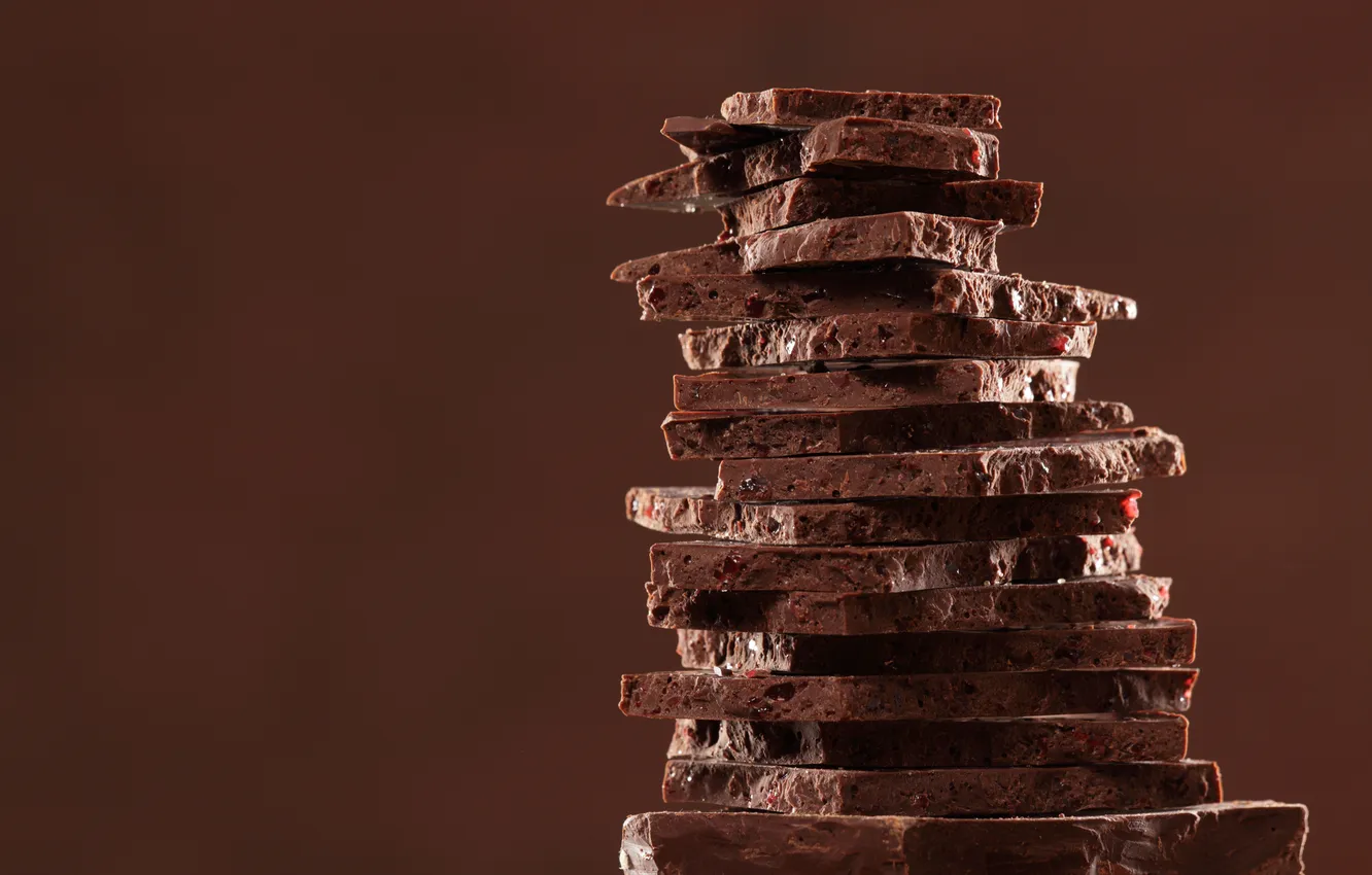 Photo wallpaper background, chocolate, candy, almond, black chocolate