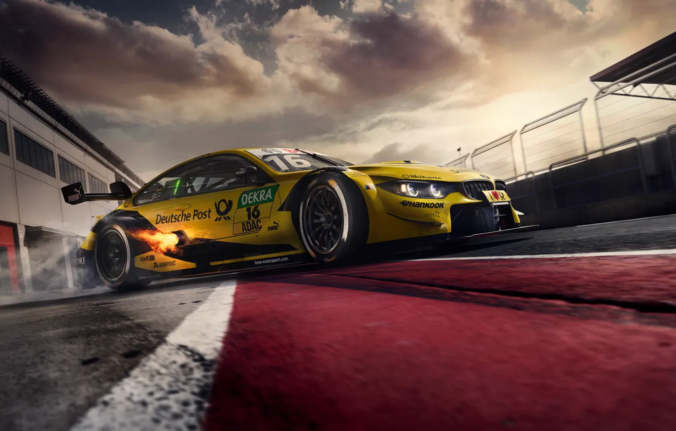 Photo wallpaper racing car, DTM, BMW M4