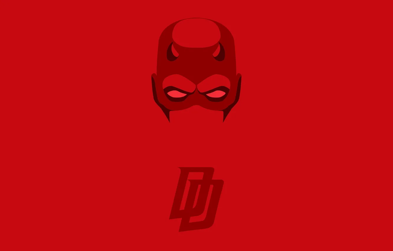 Photo wallpaper red, costume, Daredevil, Daredevil