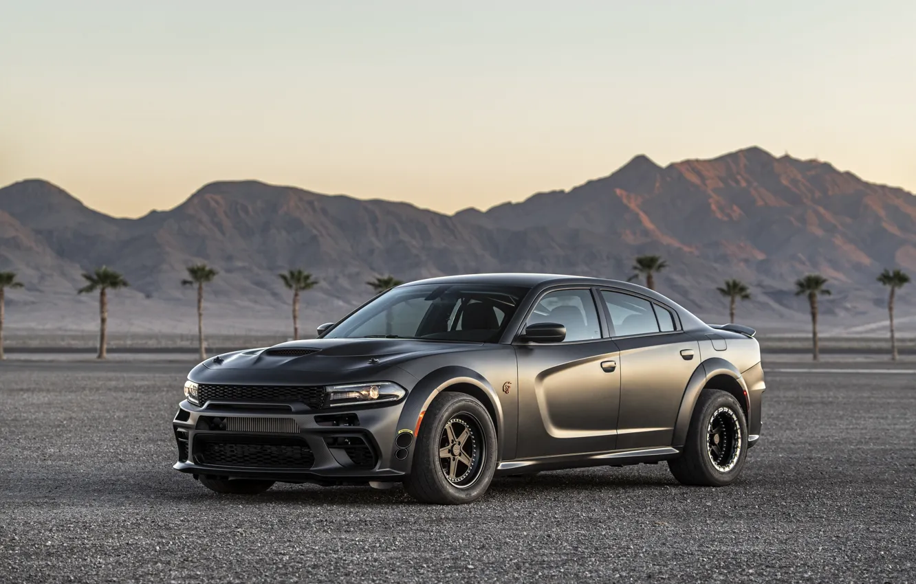 Photo wallpaper the evening, Dodge, Charger, AWD, 2019, SpeedKore, SEMA 2019, Twin Turbo Carbon