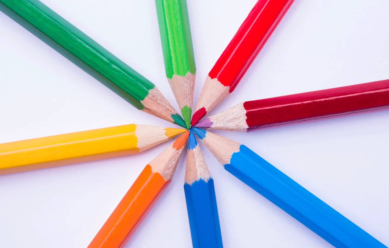 Photo wallpaper pencils, drawing, stylus