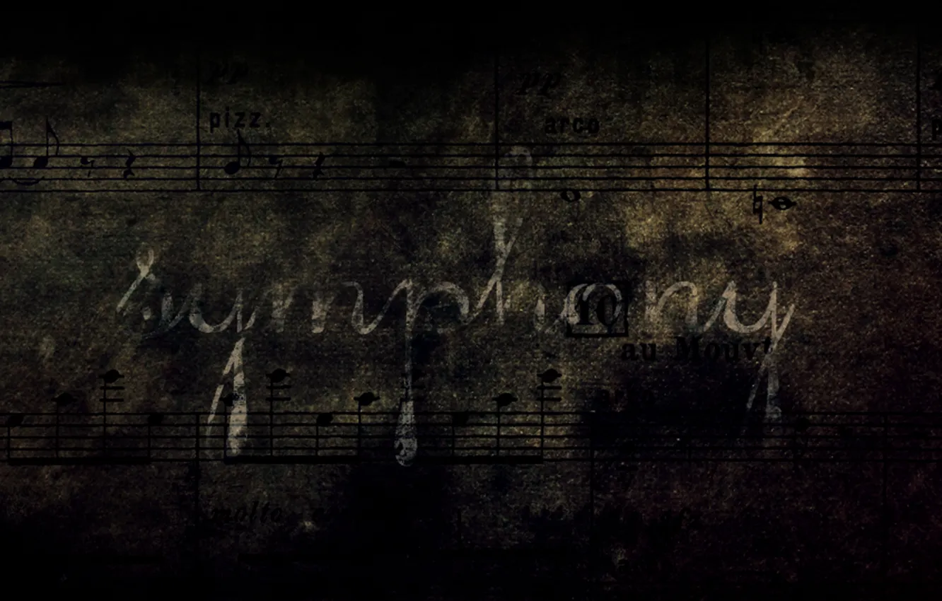 Photo wallpaper notes, Symphony