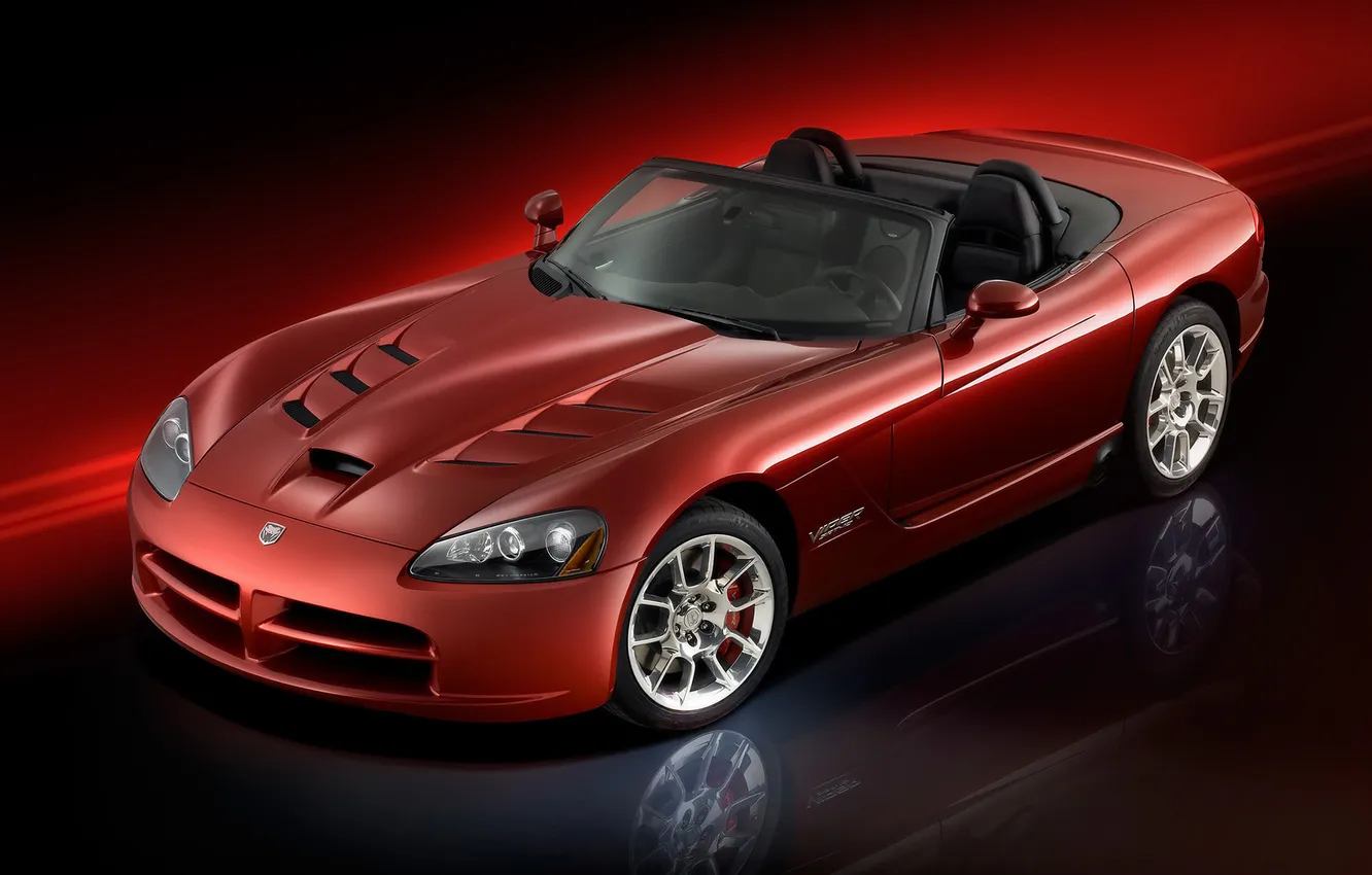 Photo wallpaper Dodge, Viper SRT10, Roadster 2008