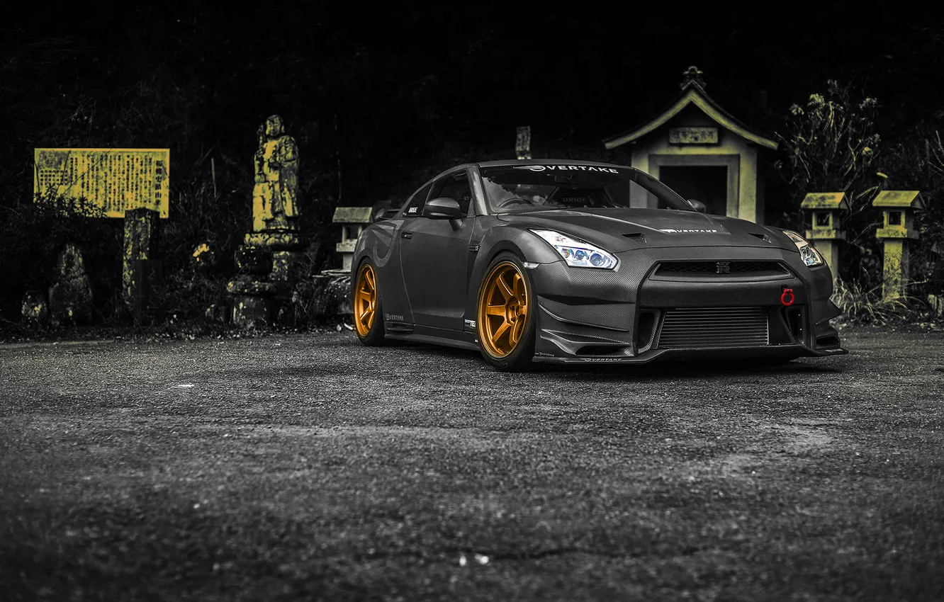 Photo wallpaper car, tuning, tuning, carbon, rechange, Nissan GT-R