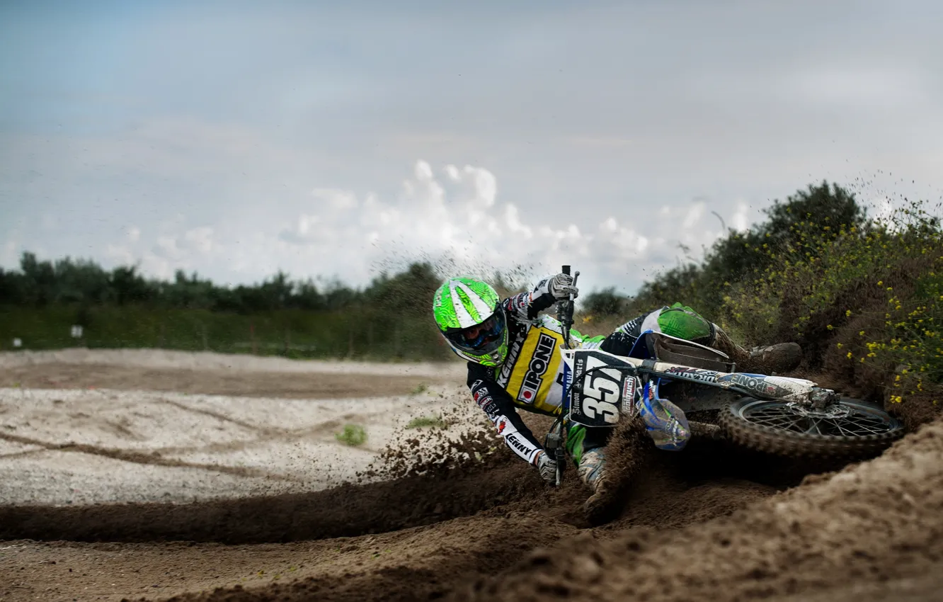 Photo wallpaper sport, motorcycle, race