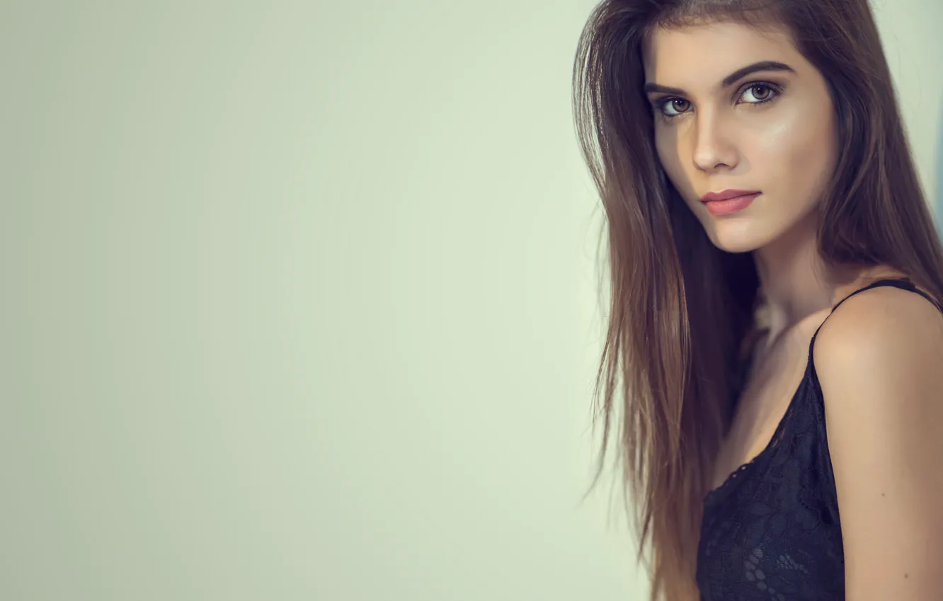 Photo wallpaper girl, hot, sexy, eyes, smile, beautiful, figure, model