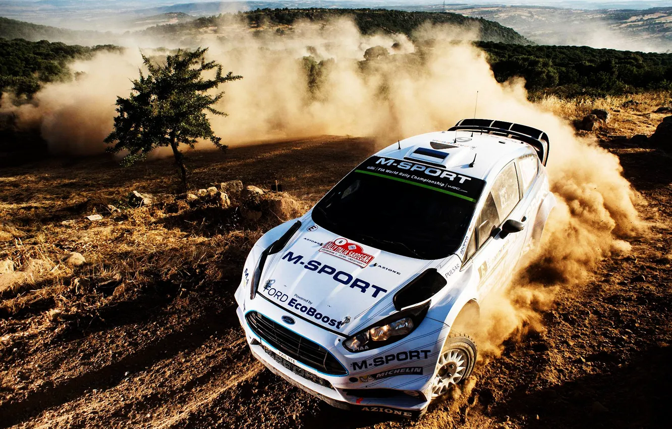 Photo wallpaper Ford, Ford, WRC, Rally, Rally, Fiesta, There Miss