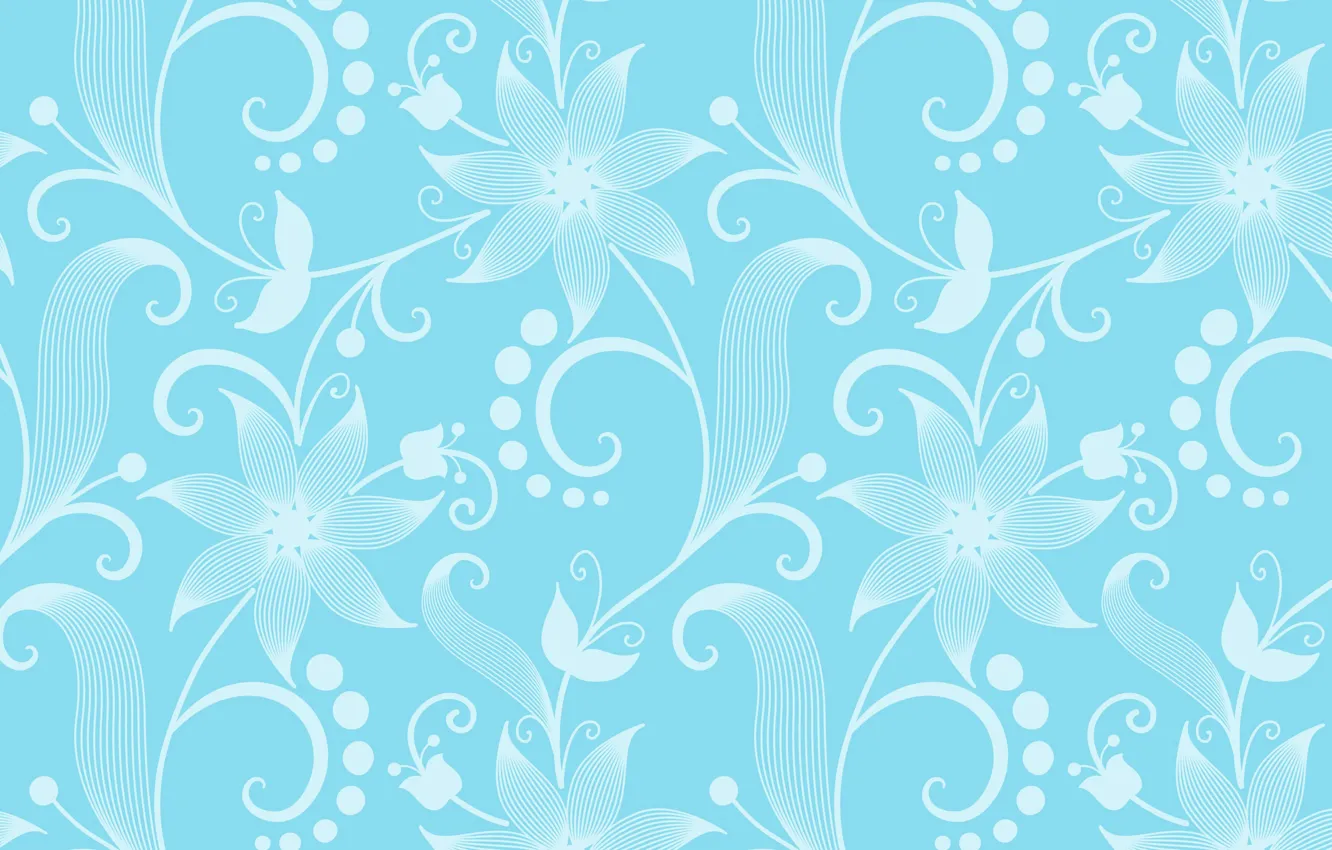 Photo wallpaper background, blue, pattern