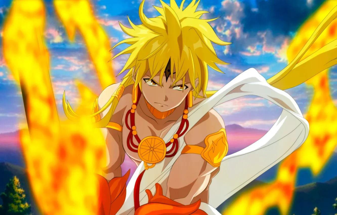 Photo wallpaper anime, guy, magi the labyrinth of magic
