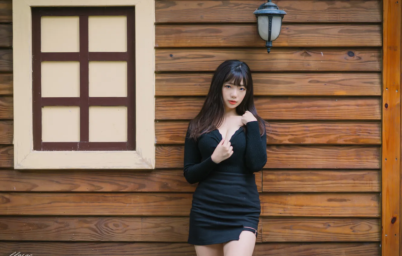 Photo wallpaper look, sexy, pose, model, portrait, hands, makeup, figure