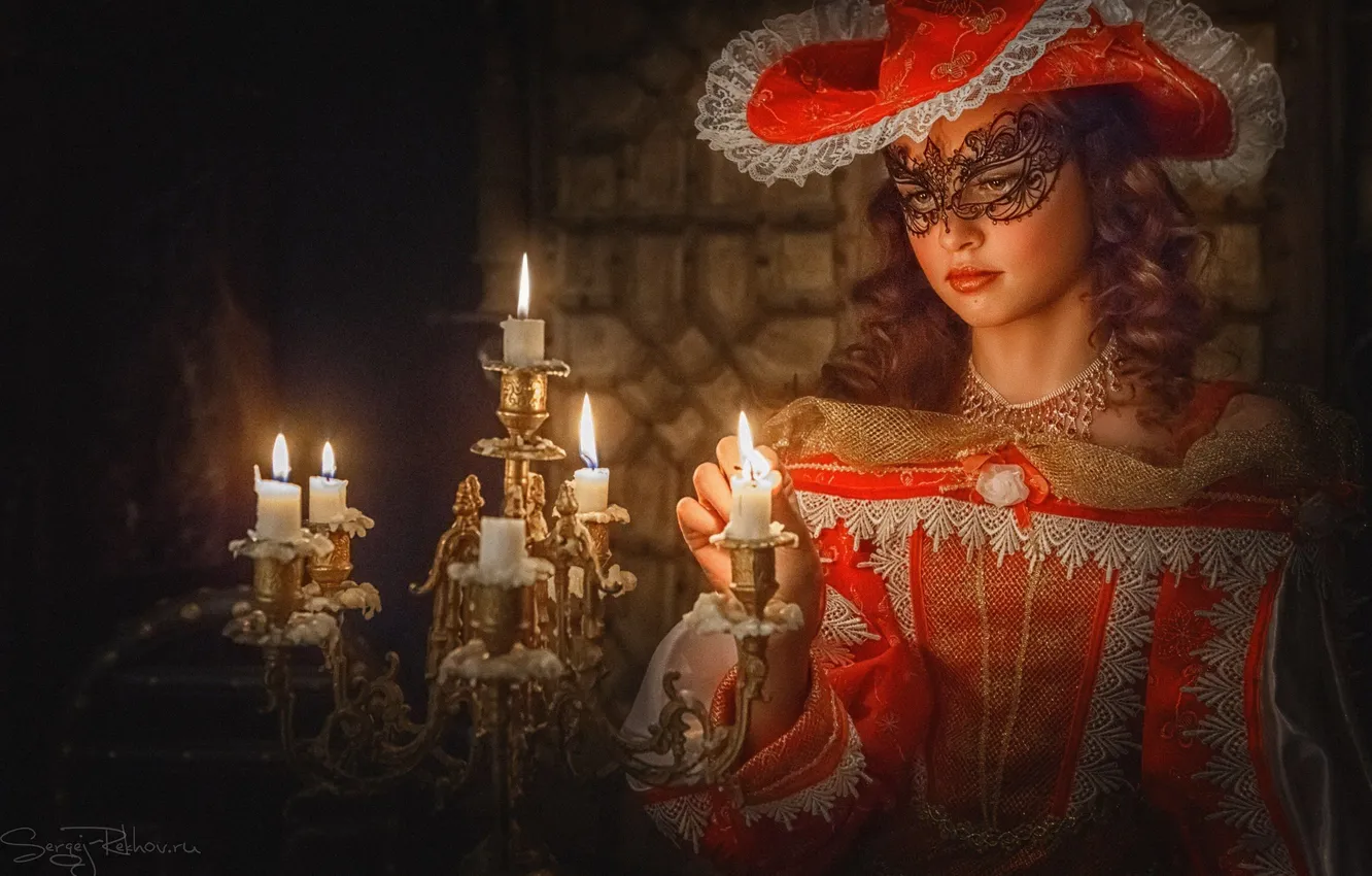 Photo wallpaper candles, Sergey Rehob, My lady