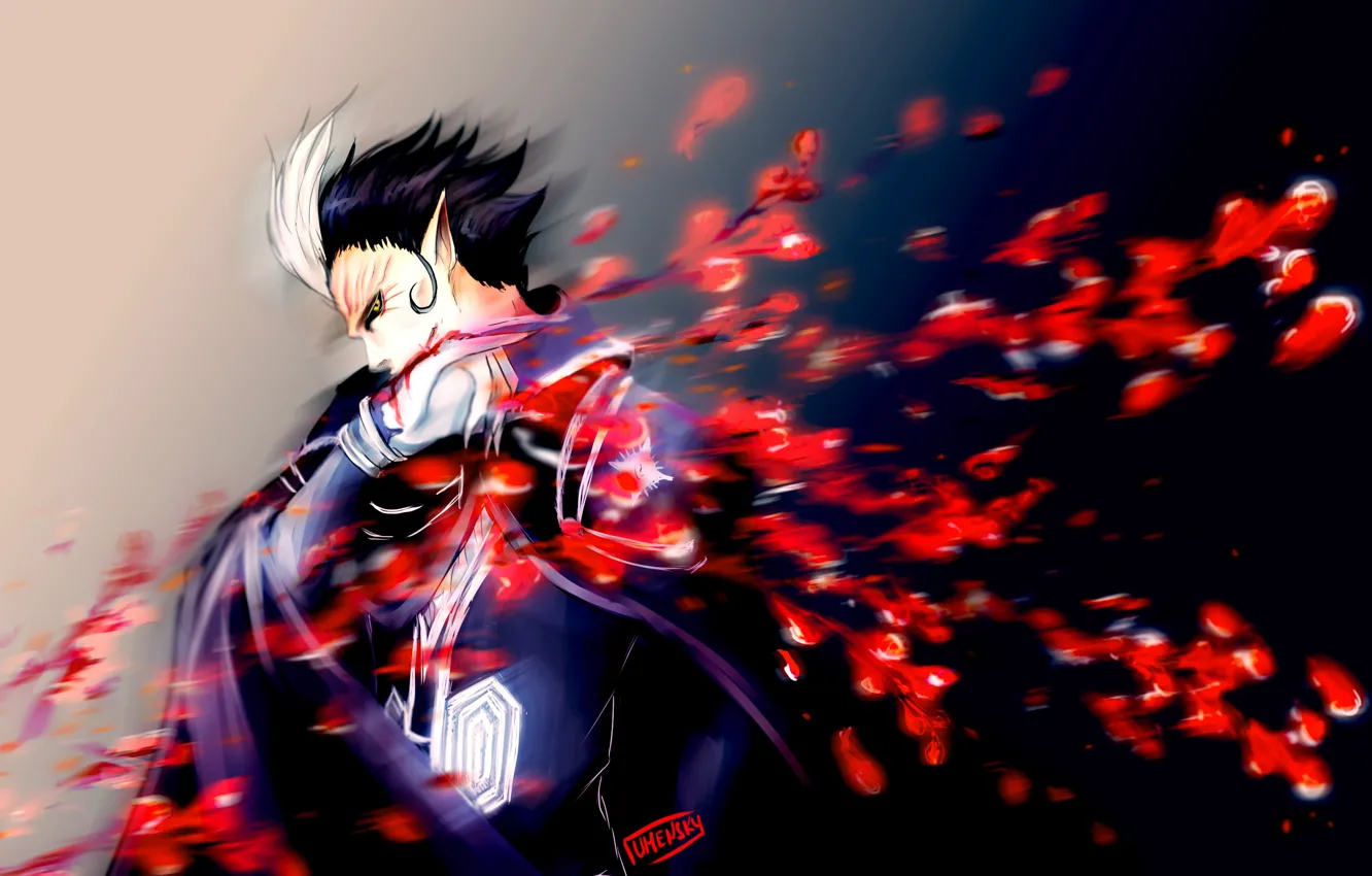 Photo wallpaper look, smile, art, guy, D. Gray-man