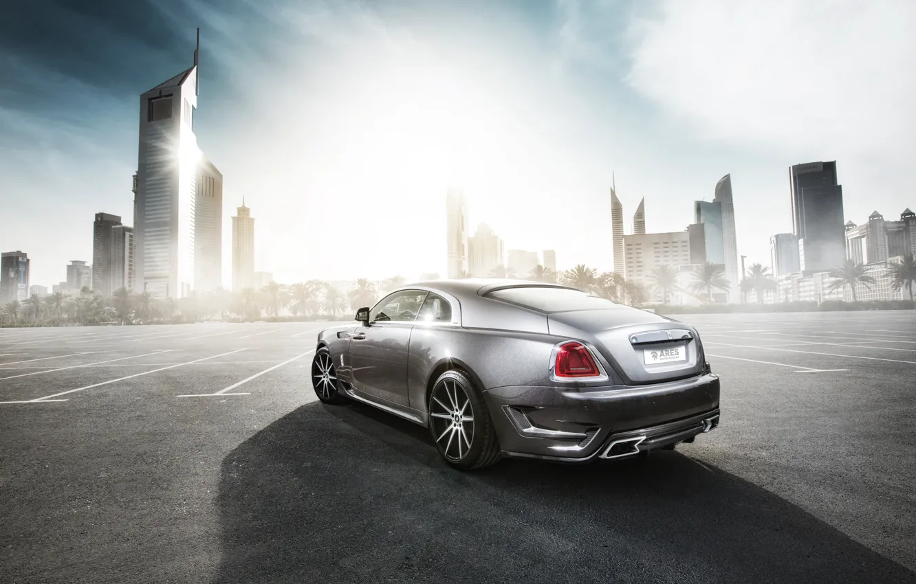 Photo wallpaper Rolls-Royce, 2014, rolls-Royce, Wraith, Ares Design