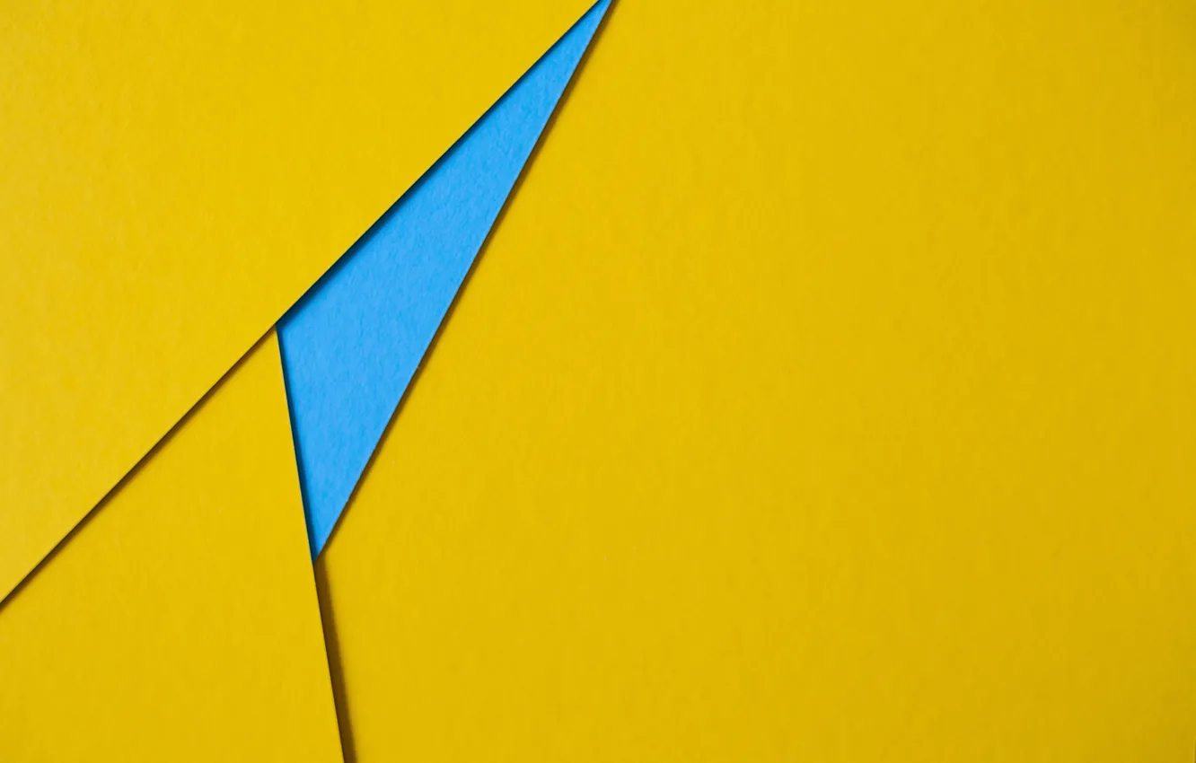 Photo wallpaper abstraction, line, geometry, background, blue, yellow