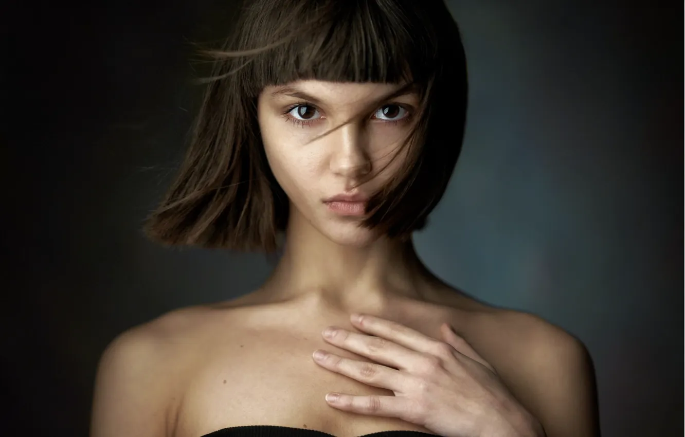 Photo wallpaper model, portrait, Kare, Maria Demina