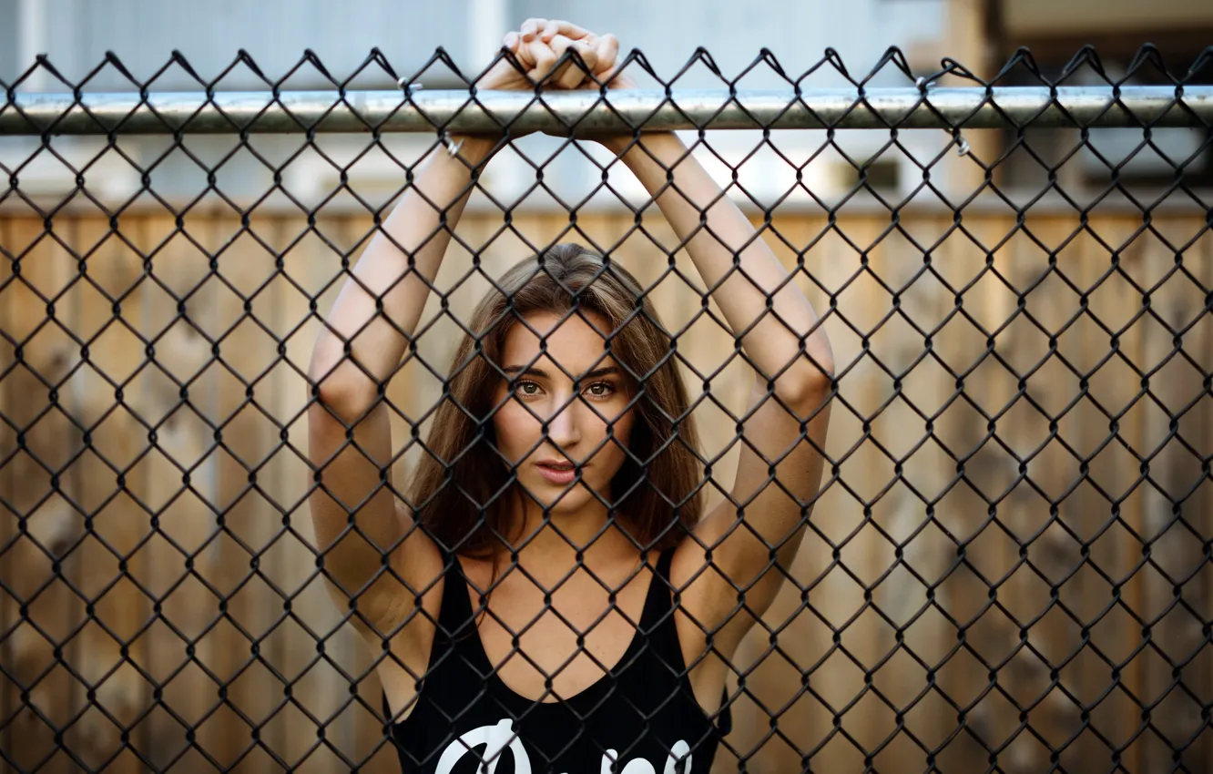 Photo wallpaper look, girl, portrait, Sarah