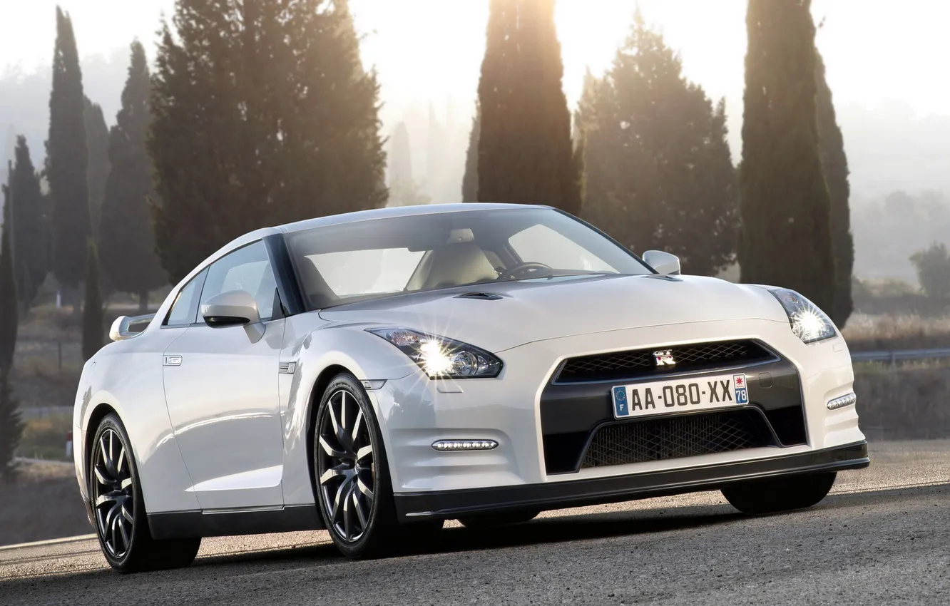 Photo wallpaper machine, Nissan, GT-R, car, skyline, cars, Nissan, R35