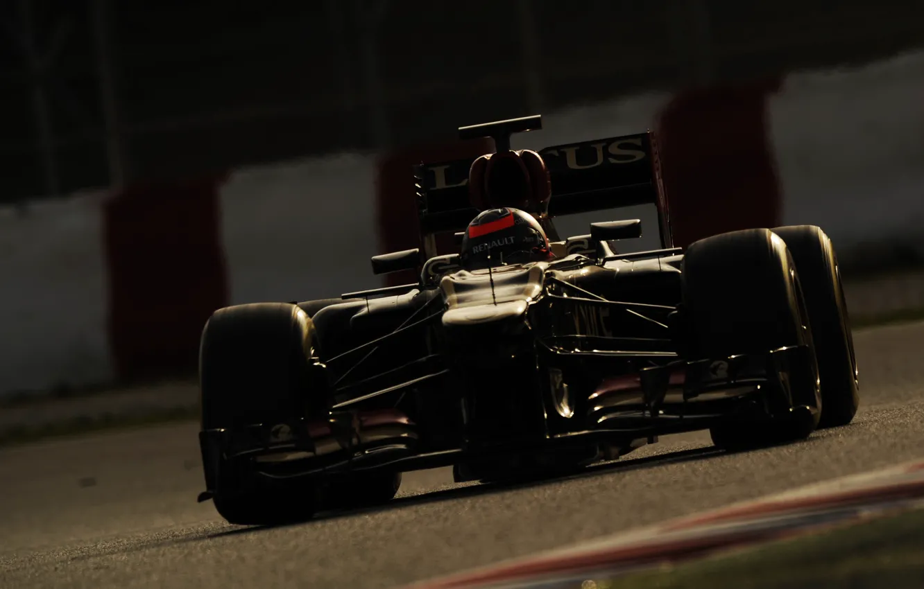 Photo wallpaper Lotus, Formula 1, E21, kimi raikkonen also